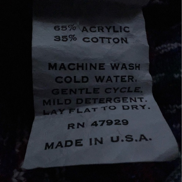 Vintage Grandpa Crewneck Sweater Large TSR USA Christmas Holiday Multicolor - Picture 9 of 9